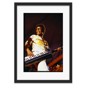 Herbie Hancock performing at UC Berkeley, 1980 — photograph by Veryl Oakland