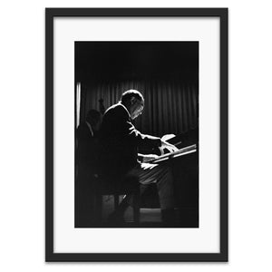 Duke Ellington performing in Berkeley, CA, 1976 — photograph by Veryl Oakland