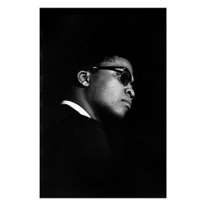 Herbie Hancock in the shadows at UCLA, 1967 — photograph by Veryl Oakland