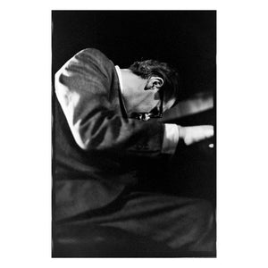 Bill Evans performing at Bear's Lair in Berkeley, CA, 1969 — photograph by Veryl Oakland