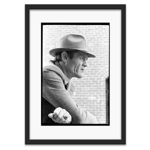 Side portrait of Chet Baker in San Francisco, 1978 — photograph by Veryl Oakland