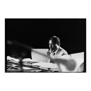 Thelonious Monk performing at the Monterey Jazz Festival, Monterey, CA, 1969 — photograph by Veryl Oakland 
